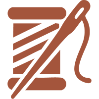 Icon of a scroll with a pen, symbolizing writing or documentation.